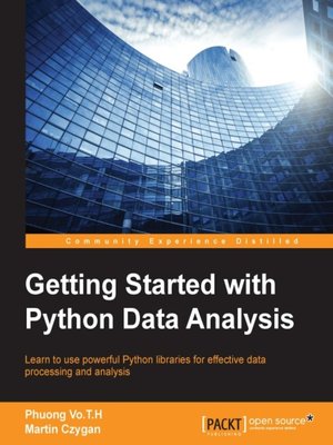 cover image of Getting Started with Python Data Analysis